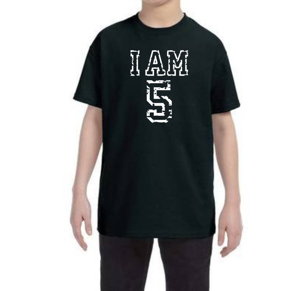 I am 5 T-shirt 5th Birthday Tshirt